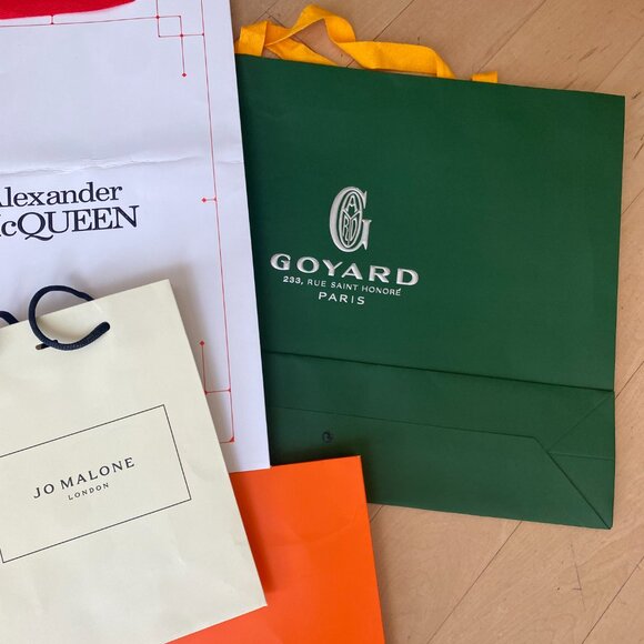 6 Designer shopping bags *empty - Picture 3 of 4